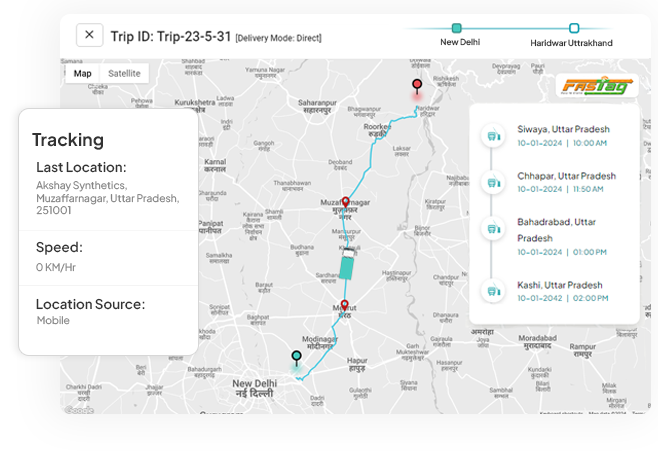 Transport management software tracking and visibility